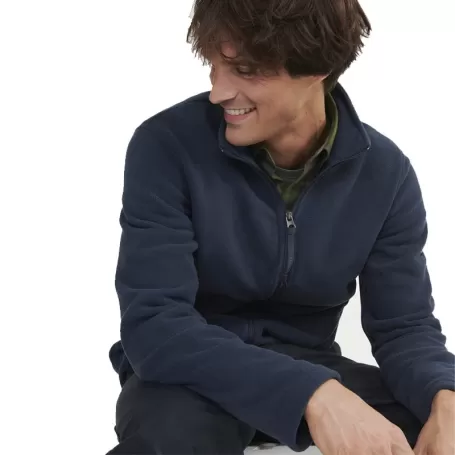 Jaqueta de lã de microfibra Aigle azul