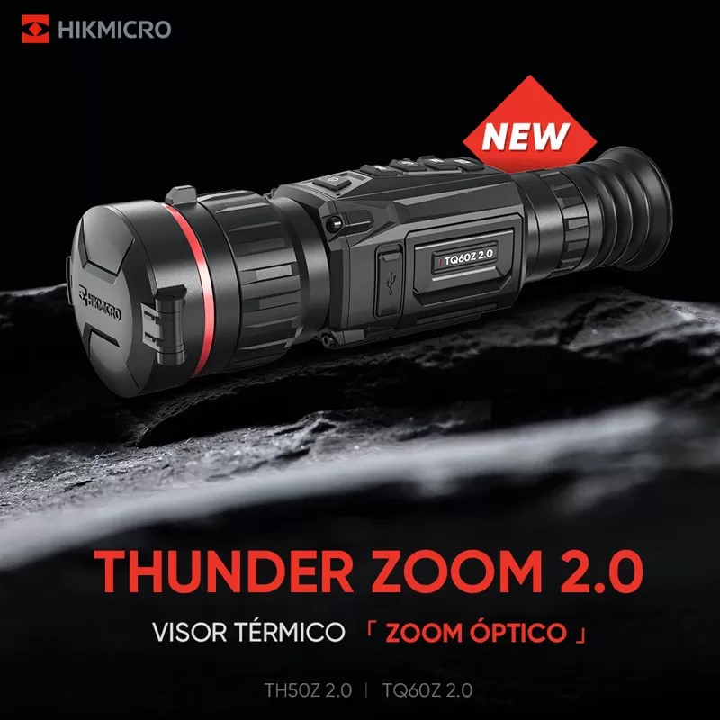 Visor HikMicro THUNDER 2.0 ZOOM TQ60Z 640X512, 12 um.   NETD 20 mk. 60 mm. 3000 mt.