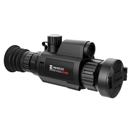 Mira térmica HikMicro PANTHER 2.0 PQ50L 640x512 12 UM. Resolução OLED: 1024*768, 2.600 m. LRF de áudio: 600 m + balística.