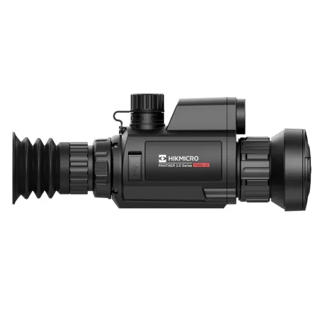Mira térmica HikMicro PANTHER 2.0 PQ50L 640x512 12 UM. Resolução OLED: 1024*768, 2.600 m. LRF de áudio: 600 m + balística.
