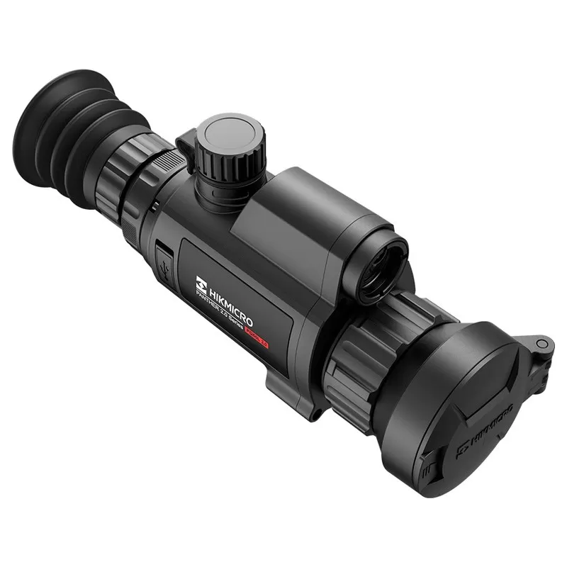 Mira térmica HikMicro PANTHER 2.0 PQ50L 640x512 12 UM. Resolução OLED: 1024*768, 2.600 m. LRF de áudio: 600 m + balística.
