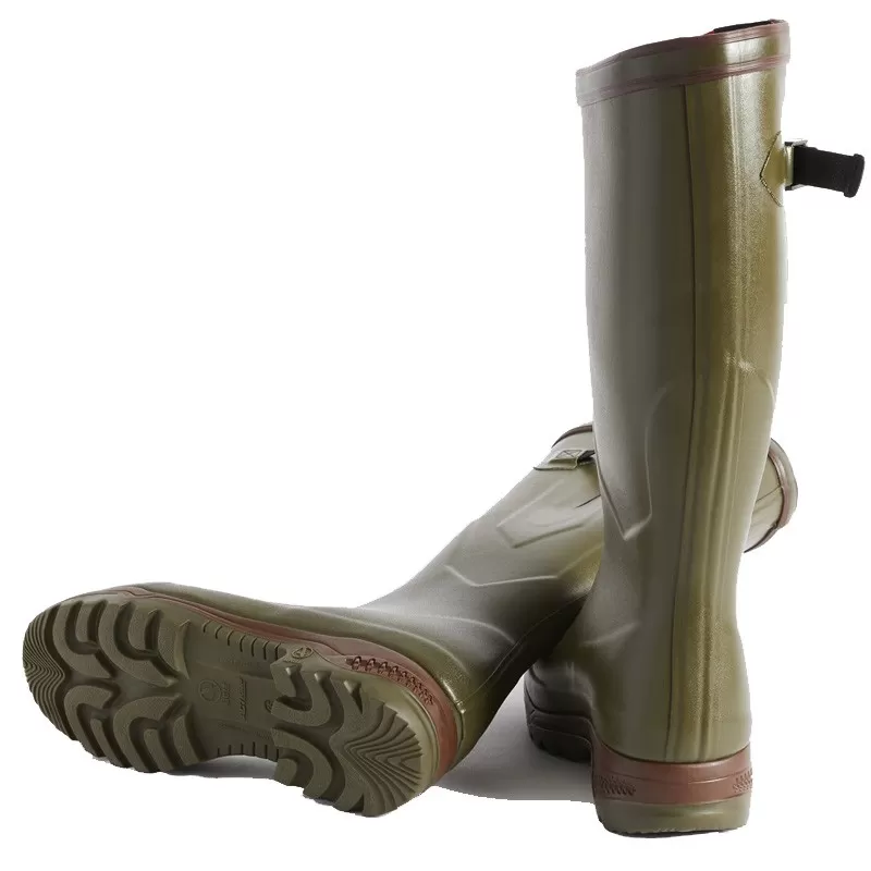 Aigle PARCOURS 2 ISO Khaki - Botas de chuva de borracha AIGLE