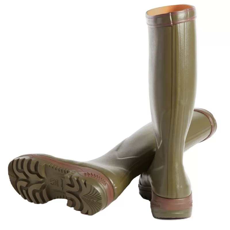Aigle PARCOURS 2 Khaki - Botas de chuva de borracha AIGLE