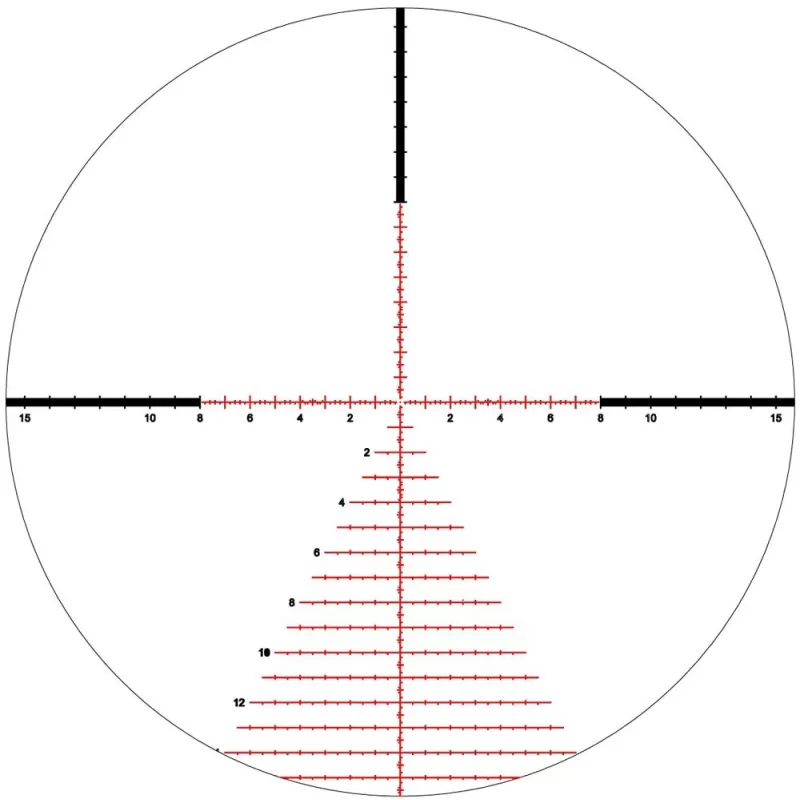 Luneta KAHLES K624i - 6-24x56 CCW SKMR4 com Direita