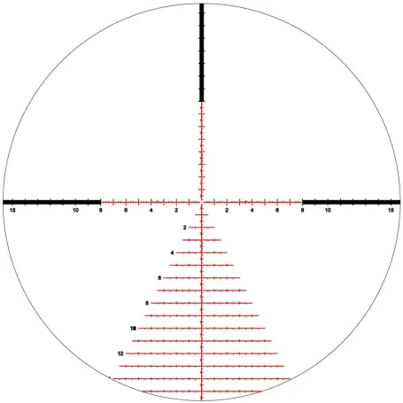 Luneta KAHLES K624i - 6-24x56 CCW SKMR4 com Direita