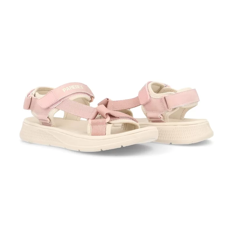 Sandálias Femininas Paredes Casual Estilo Ibias Bege