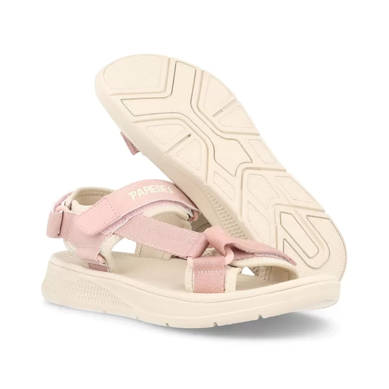 Sandálias Femininas Paredes Casual Estilo Ibias Bege