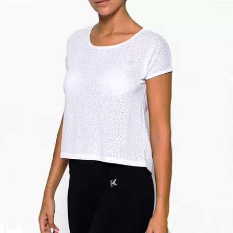 Camiseta branca Alphadventure KINISKA Camiseta branca Alphadventure KINISKA