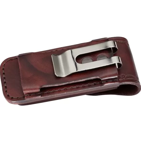 Fallkniven Phantom - modelo de 40º aniversário - Elmax - Desert Ironwood - Estojo de couro