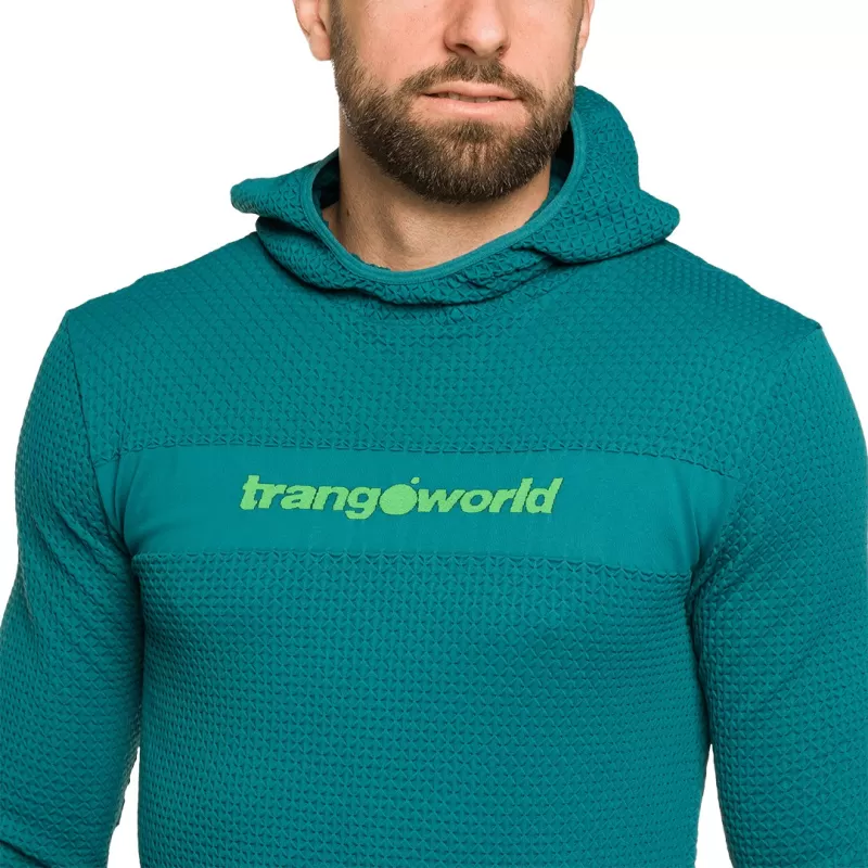 Trangoworld SUDADERA TROMSO VERDE OSCURO
