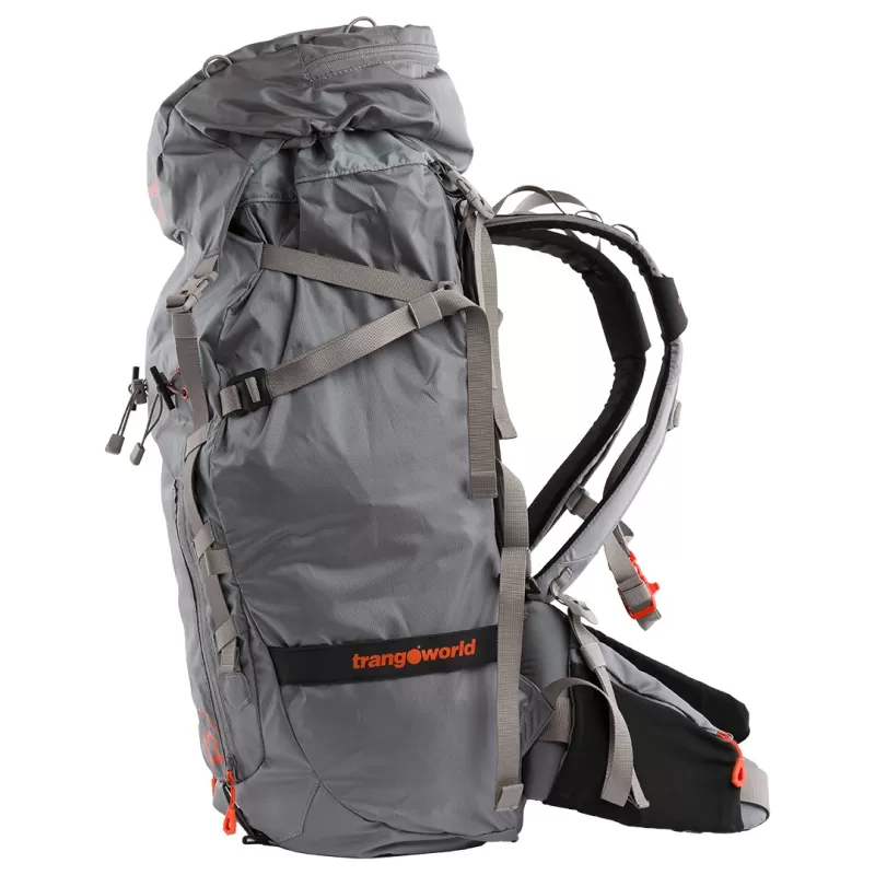 Mochila Trangoworld TRX2 60 PRO DR Cinza Gelo