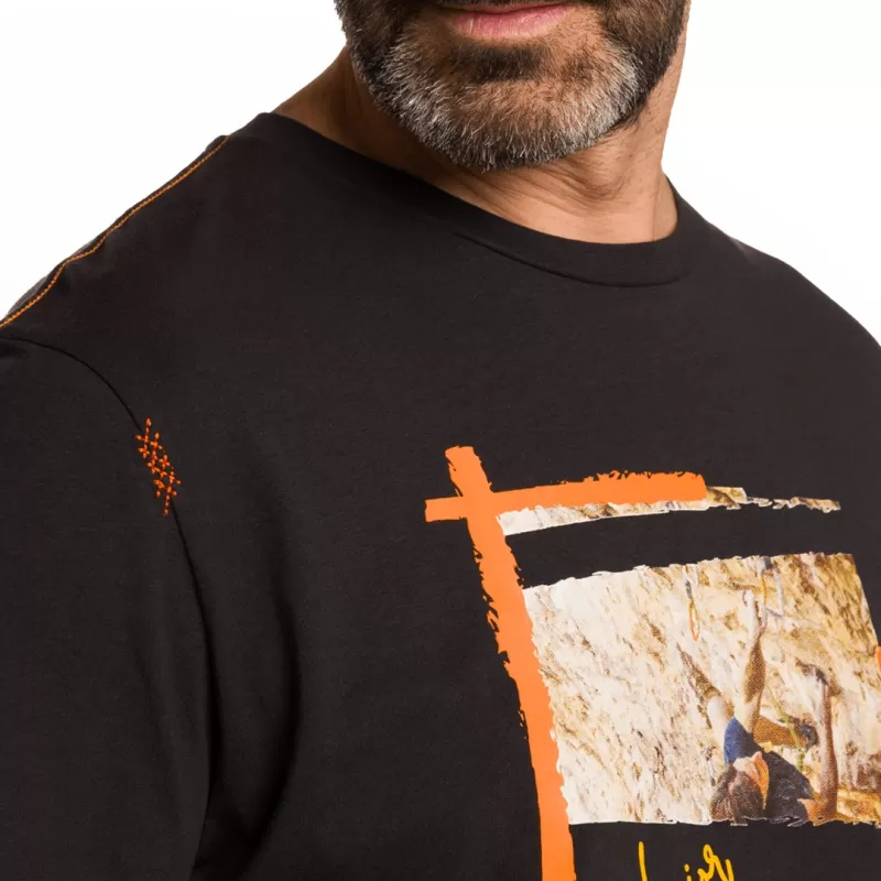 CAMISETA PRETA Trangoworld EXCELSIOR