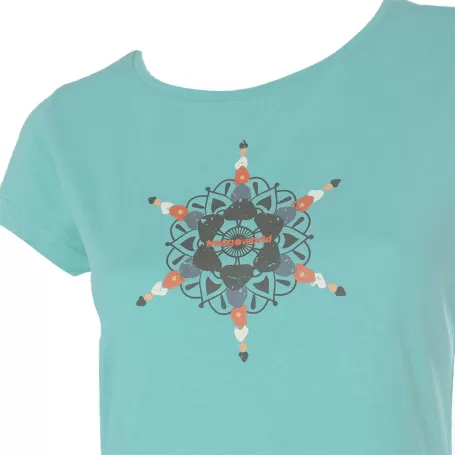CAMISETA MANDALA VERDE Trangoworld