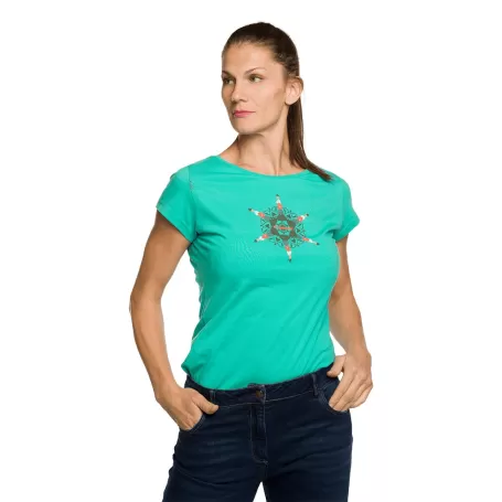 CAMISETA MANDALA VERDE Trangoworld