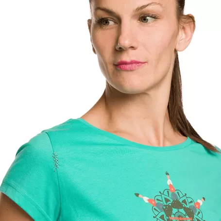 CAMISETA MANDALA VERDE Trangoworld