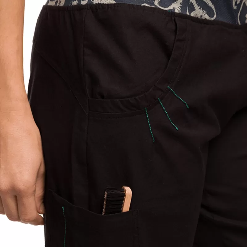 Calça comprida preta Trangoworld LOUTRA