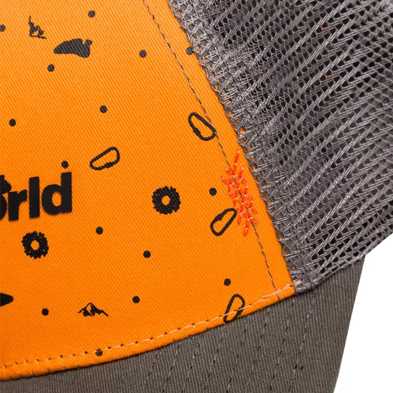 Trangoworld GORRA CABRIS NARANJA/GRIS