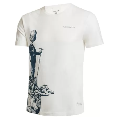 CAMISETA NUVENS BEGE CAMISETA NUVENS BEGE