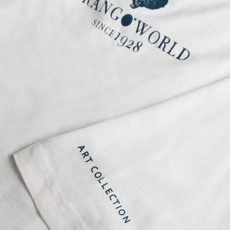 Camiseta Trangoworld Nuvens Bege