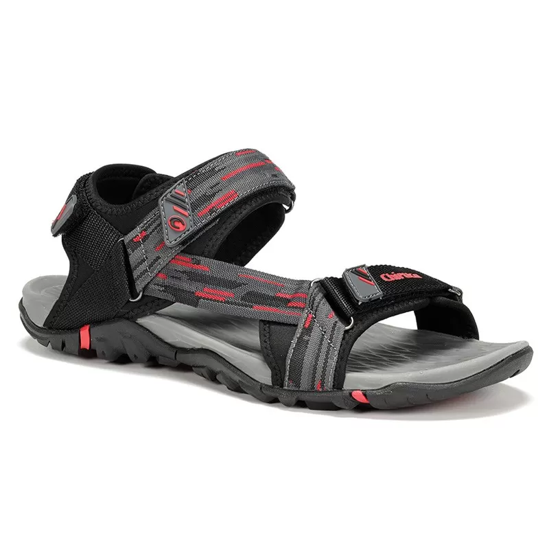 SANDÁLIAS CHIRUCA DAKAR 19 CINZA VERMELHO SANDÁLIAS CHIRUCA DAKAR 19 CINZA VERMELHO
