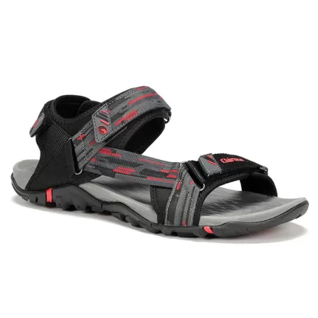 SANDÁLIAS CHIRUCA DAKAR 19 CINZA VERMELHO SANDÁLIAS CHIRUCA DAKAR 19 CINZA VERMELHO