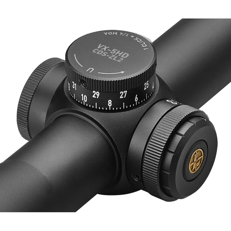 LEUPOLD VX-5HD 3-15x56 CDS-ZL2 MÉTRICA Foco lateral FireDot 4 Luneta de iluminação fina.
