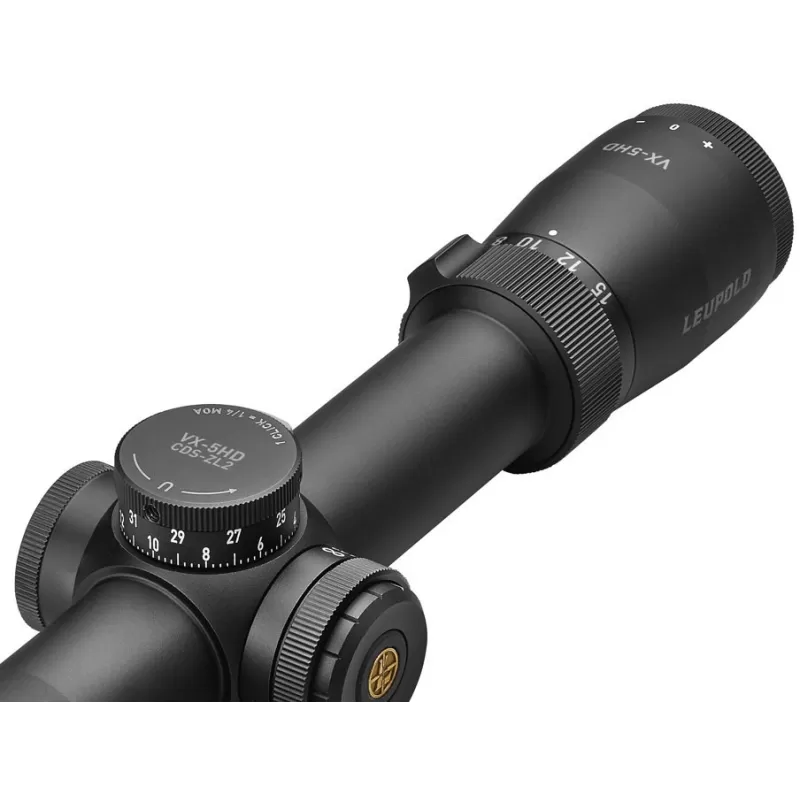 LEUPOLD VX-5HD 3-15x56 CDS-ZL2 MÉTRICA Foco lateral FireDot 4 Luneta de iluminação fina.