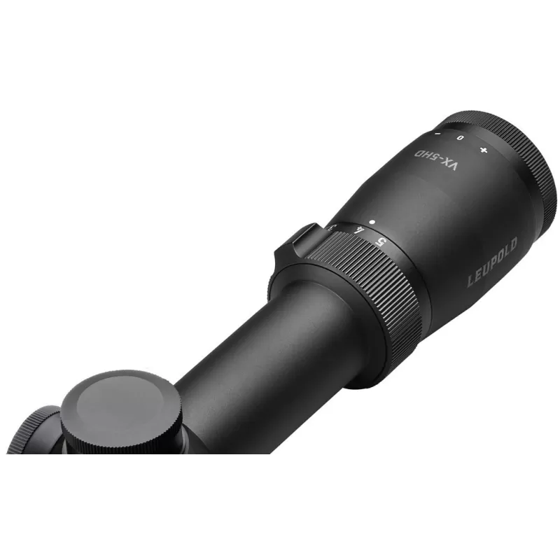 Luneta LEUPOLD VX-5HD 1-5x24 MÉTRICA FireDot 4 com iluminação fina.