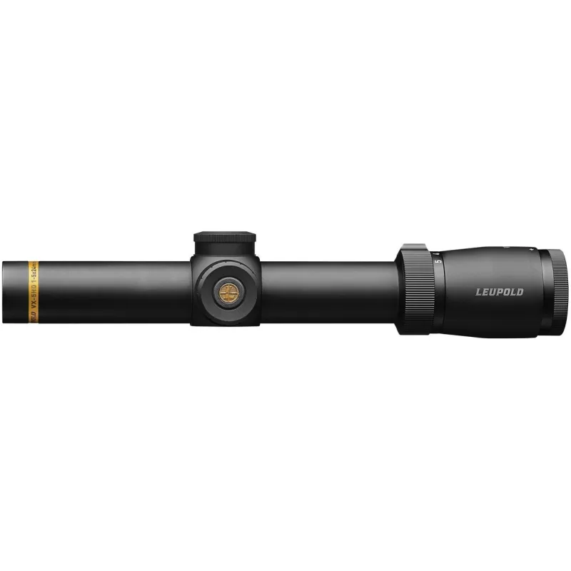 Luneta LEUPOLD VX-5HD 1-5x24 MÉTRICA FireDot 4 com iluminação fina.