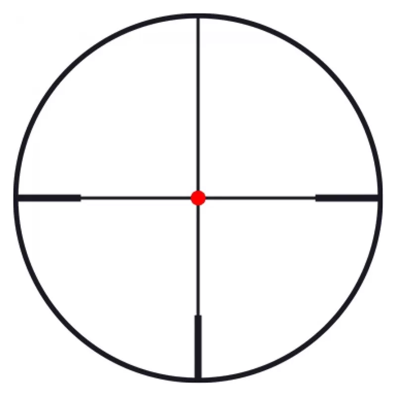 Luneta LEUPOLD VX-5HD 1-5x24 MÉTRICA FireDot 4 com iluminação fina.