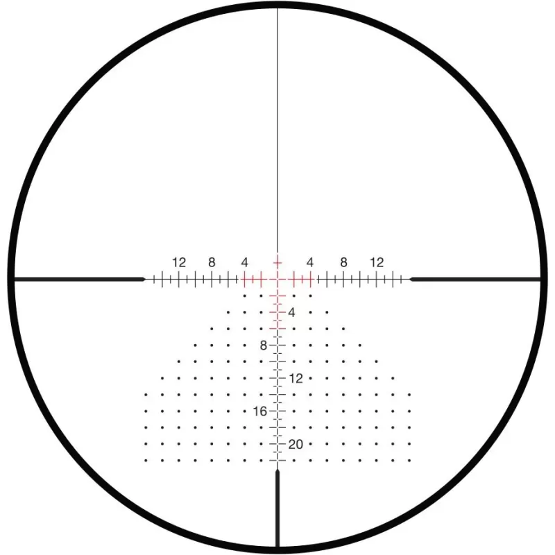 Luneta iluminada LEUPOLD VX-6HD 4-24x52 CDS-TZL3 com foco lateral e impacto de 23 mm