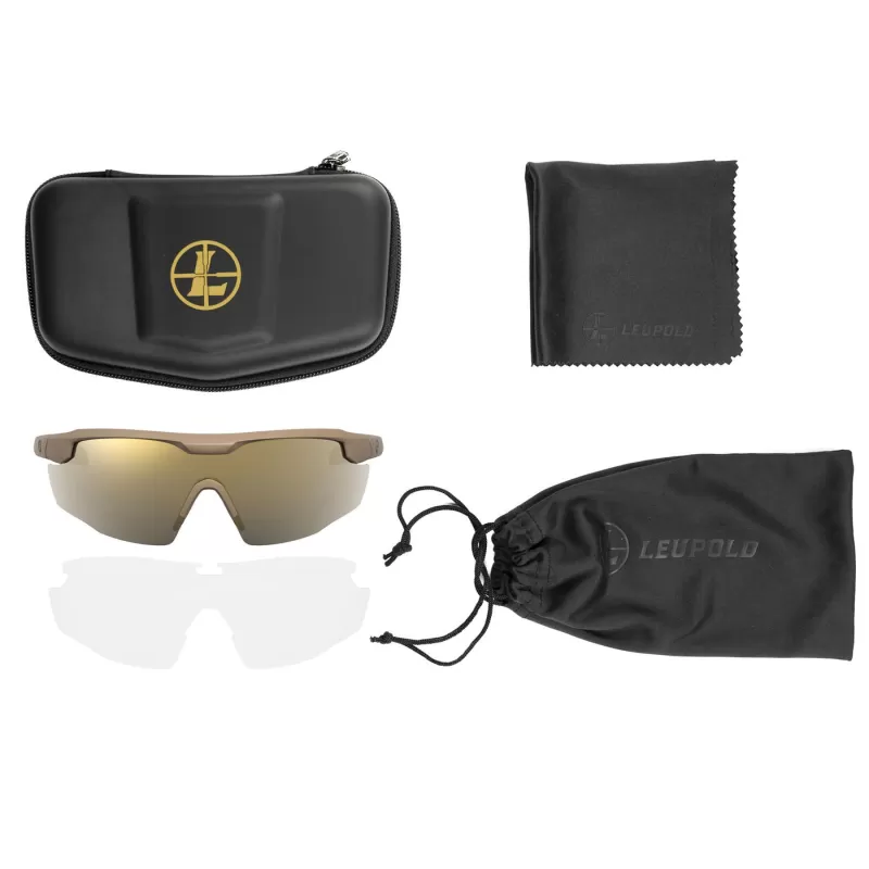 Óculos de sol LEUPOLD SENTINEL - armação areia / lente espelhada bronze