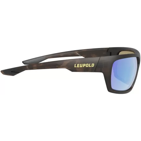Óculos de sol LEUPOLD PACKOUT - Armação tartaruga fosca / Lente espelhada azul