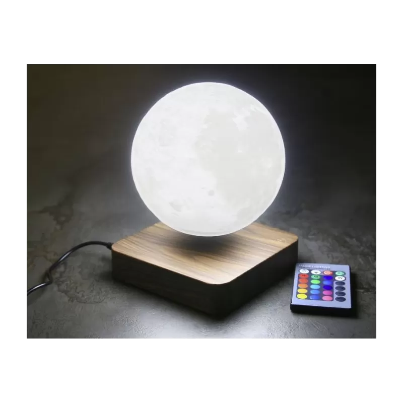 Dispositivo de iluminação levitante DiProgress Luna 14 cm + controle remoto Dispositivo de iluminação levitante DiProgress Luna 14 cm + controle remoto