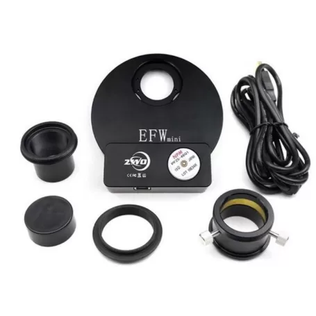 Mini roda de filtro EFW ZWO 5x31,75 mm ou 5x31 mm Mini roda de filtro EFW ZWO 5x31,75 mm ou 5x31 mm