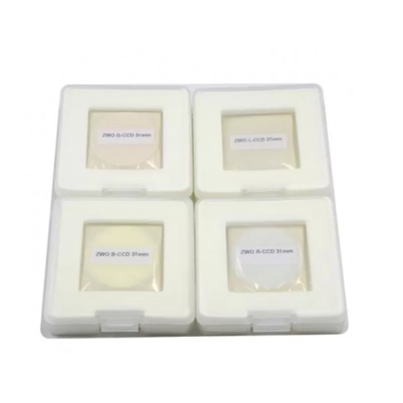 Filtros ZWO LRGB 36mm espessura 2mm