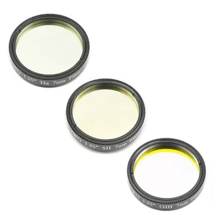 Conjunto de filtros ZWO 2" 7nm Ha SII OIII Conjunto de filtros ZWO 2" 7nm Ha SII OIII