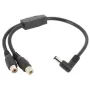ZWO Conector macho Buscador Y (5,5*2,1 mm) a 2 conectores RCA hembra