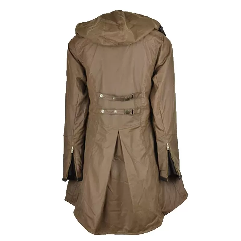 Jaqueta Oxford Azul Olivia Sand Encerada