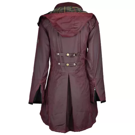 Jaqueta Oxford Encerada Azul Ameixa Olivia