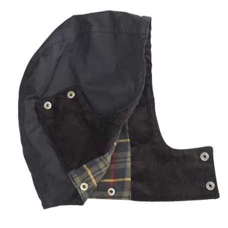 Jaqueta Oxford Azul Olivia Preta Encerada