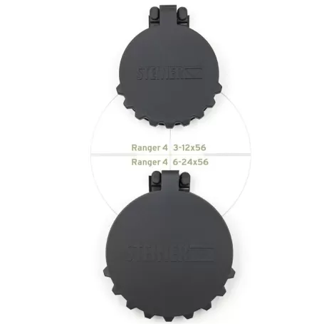 Flip Up Cover Set Ranger 4 3-12X56 & 6-24X56 Flip Up Cover Set Ranger 4 3-12X56 & 6-24X56