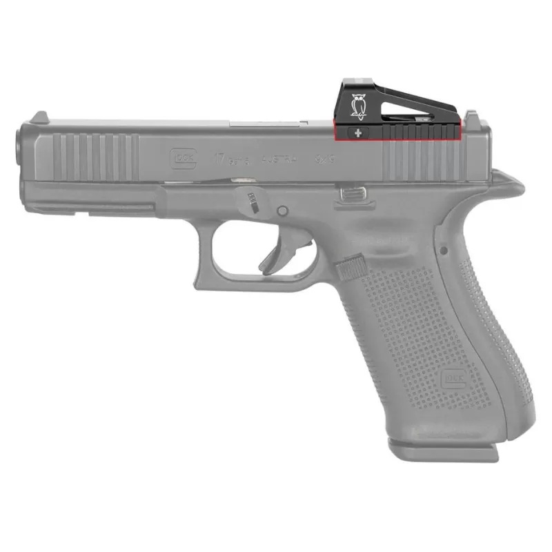 Luneta NOBLEX NV OS 1x23 para Glock MOS 4 MOA