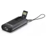 Chaveiro Led Lenser K6R Memória de Segurança 4GB Cinza Recarregável Carregamento USB-A (Sinal Acústico de Emergência) OB
