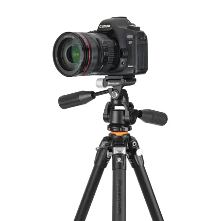 Veo 5 234APS36 - Trípode de viaje de aluminio, rótula de 3 vías