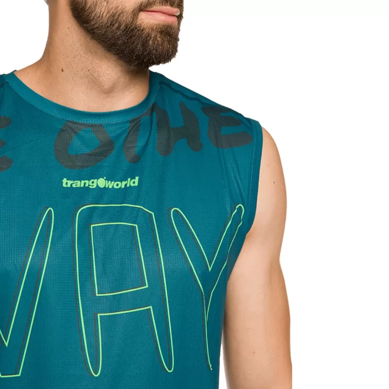 Trangoworld CAMISETA CHAMPEX VERDE OSCURO