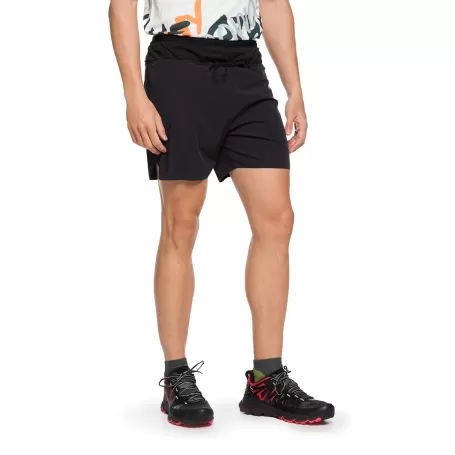 Trangoworld PANT. CORTO GROTTE NEGRO