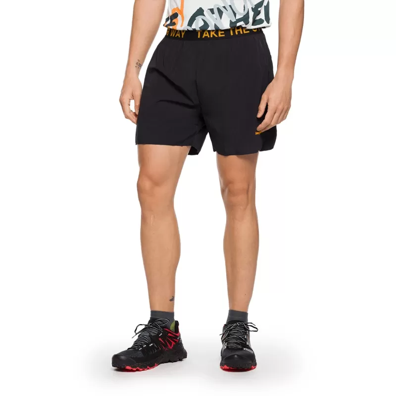 Calções pretos Trangoworld SERVOZ