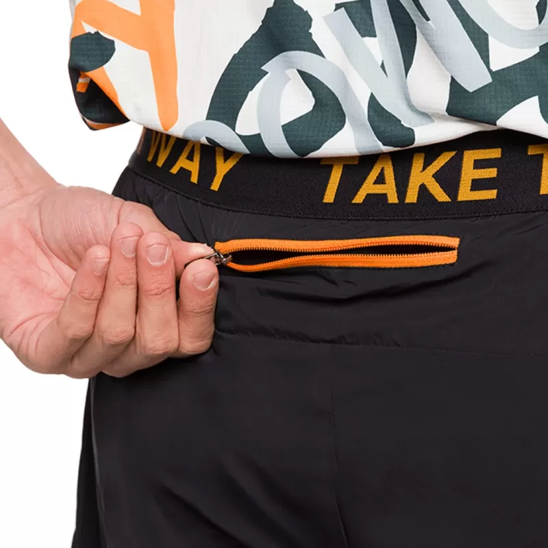 Calções pretos Trangoworld SERVOZ