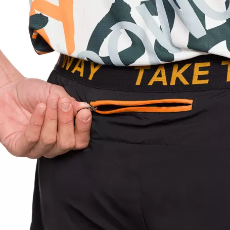 Calções pretos Trangoworld SERVOZ